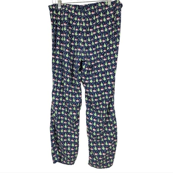 Men's Vineyard Vines Santa Hat Whale Christmas Tree Cotton Lounge Pants Medium - Picture 8 of 8